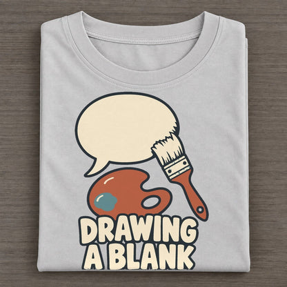 Drawing A Blank Familiar Punchlines Classic T-shirt – Grey