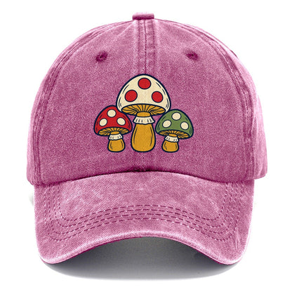 Felted Mushroom Trio Yarn Crafts Classic Cap – Dusty Rose
