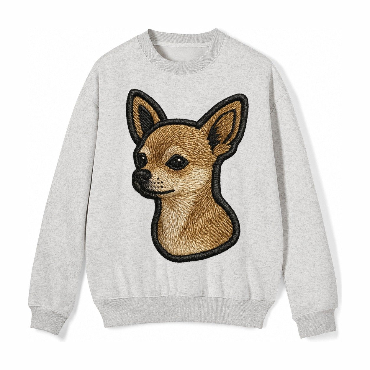 Chihuahua Logo Fleece Sweatshirt – Light Gray