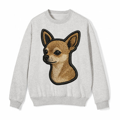 Chihuahua Logo Fleece Sweatshirt – Light Gray