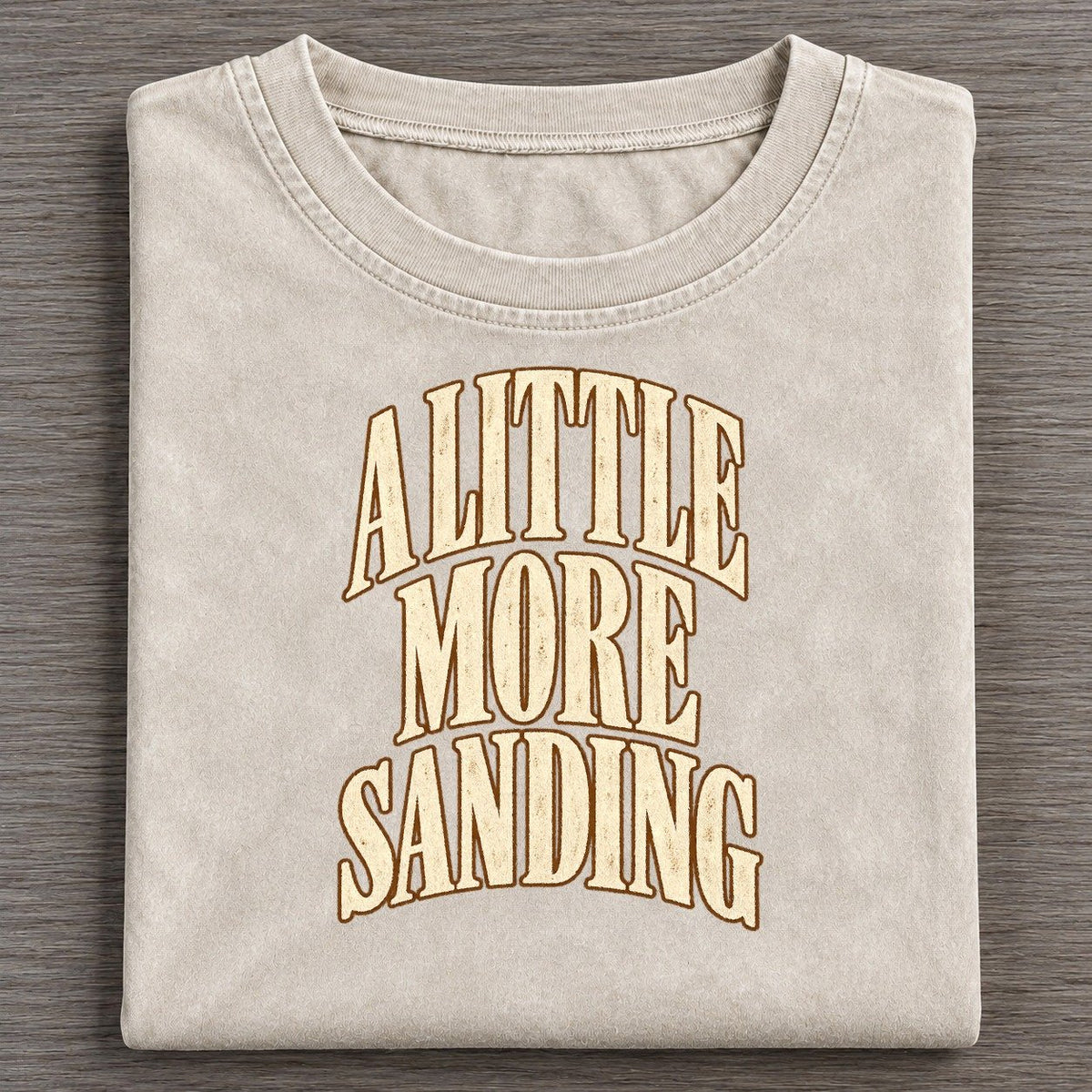 A Little More Sanding Character Club Vintage T-shirt – Off White