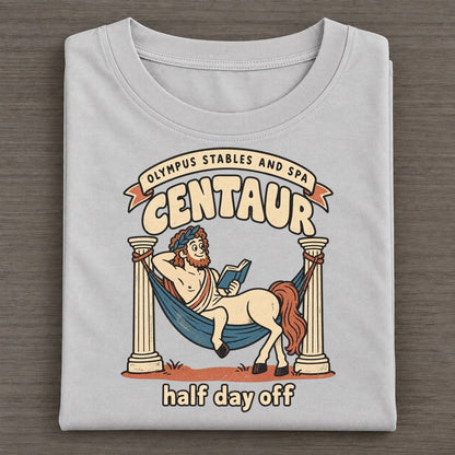 Centaur Olympus Gift Shop Classic T-shirt – Grey