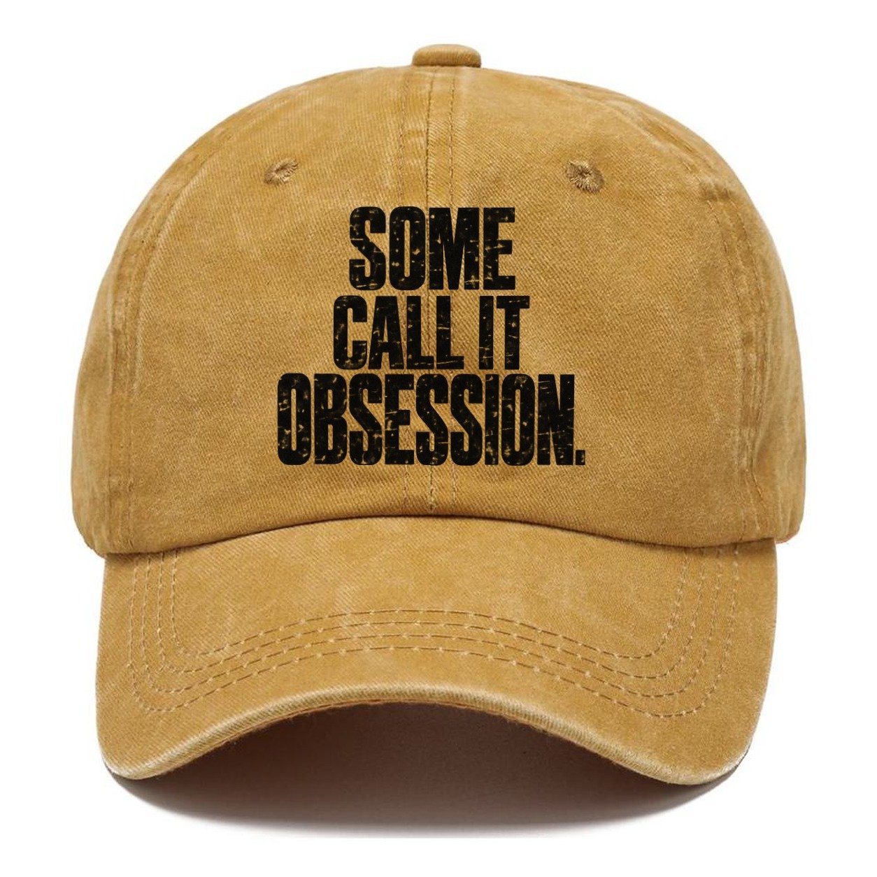 Some Call It Obsession Fishing Club Classic Cap – Golden Harvest