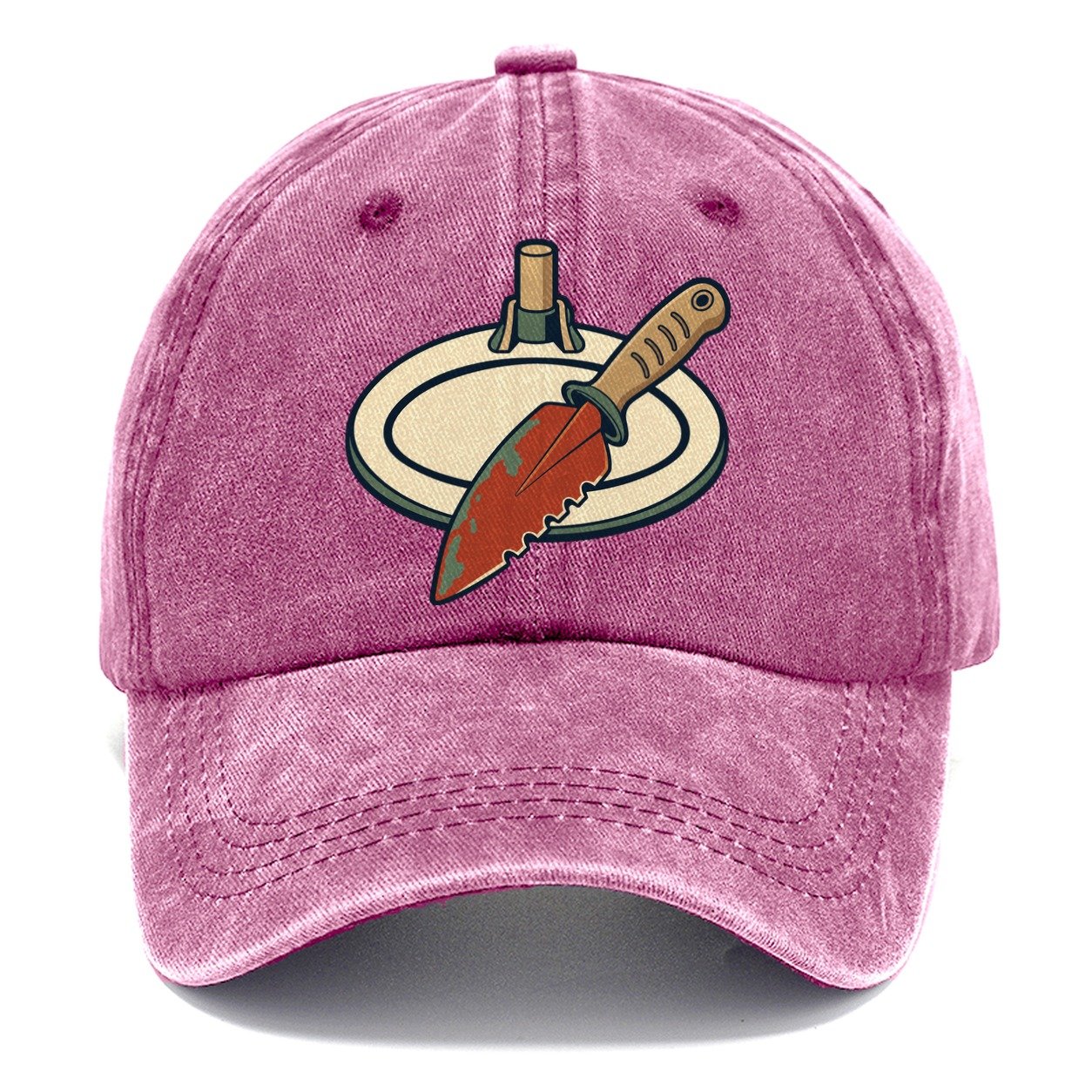 Coil And Trowel Treasure Hunting Classic Cap – Dusty Rose