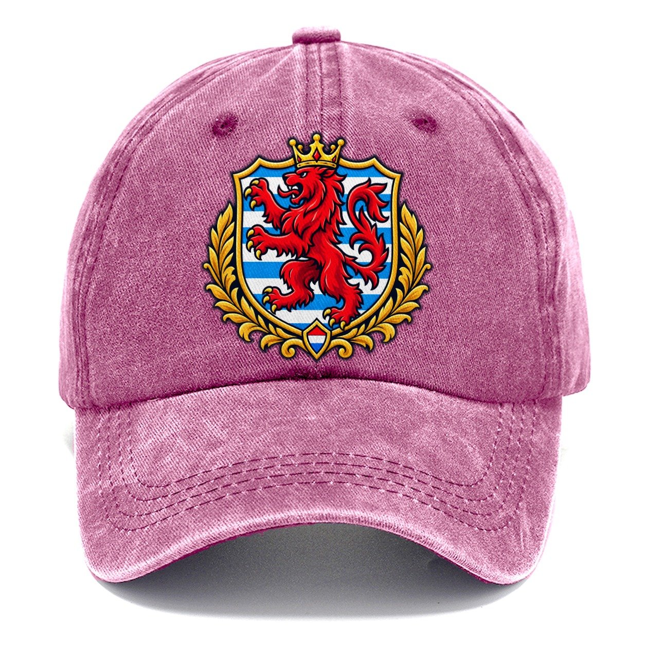 Luxembourg Minimal Emblem Country Logos Classic Cap – Dusty Rose