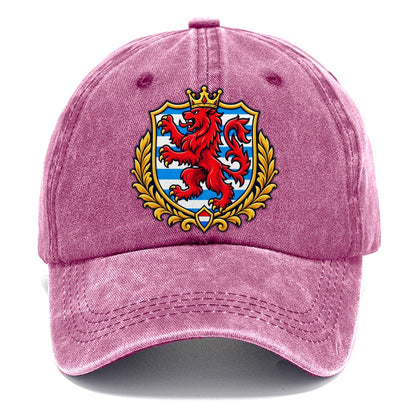 Luxembourg Minimal Emblem Country Logos Classic Cap – Dusty Rose