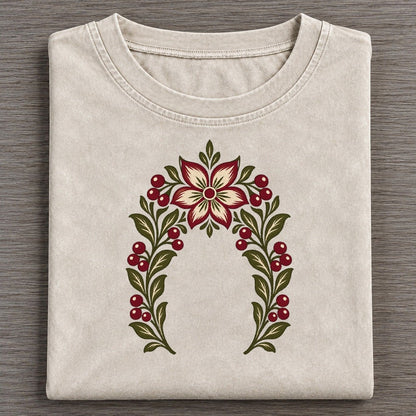 Berry Threshold Quiet Wards Heritage Vintage T-shirt – Off White