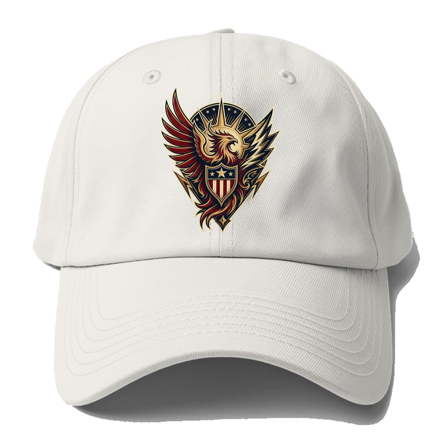 Eagle Emblem V2 Baseball Cap – Off White