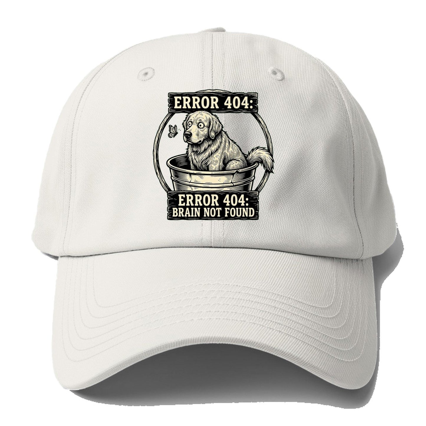 Error 404 Baseball Cap – Off White