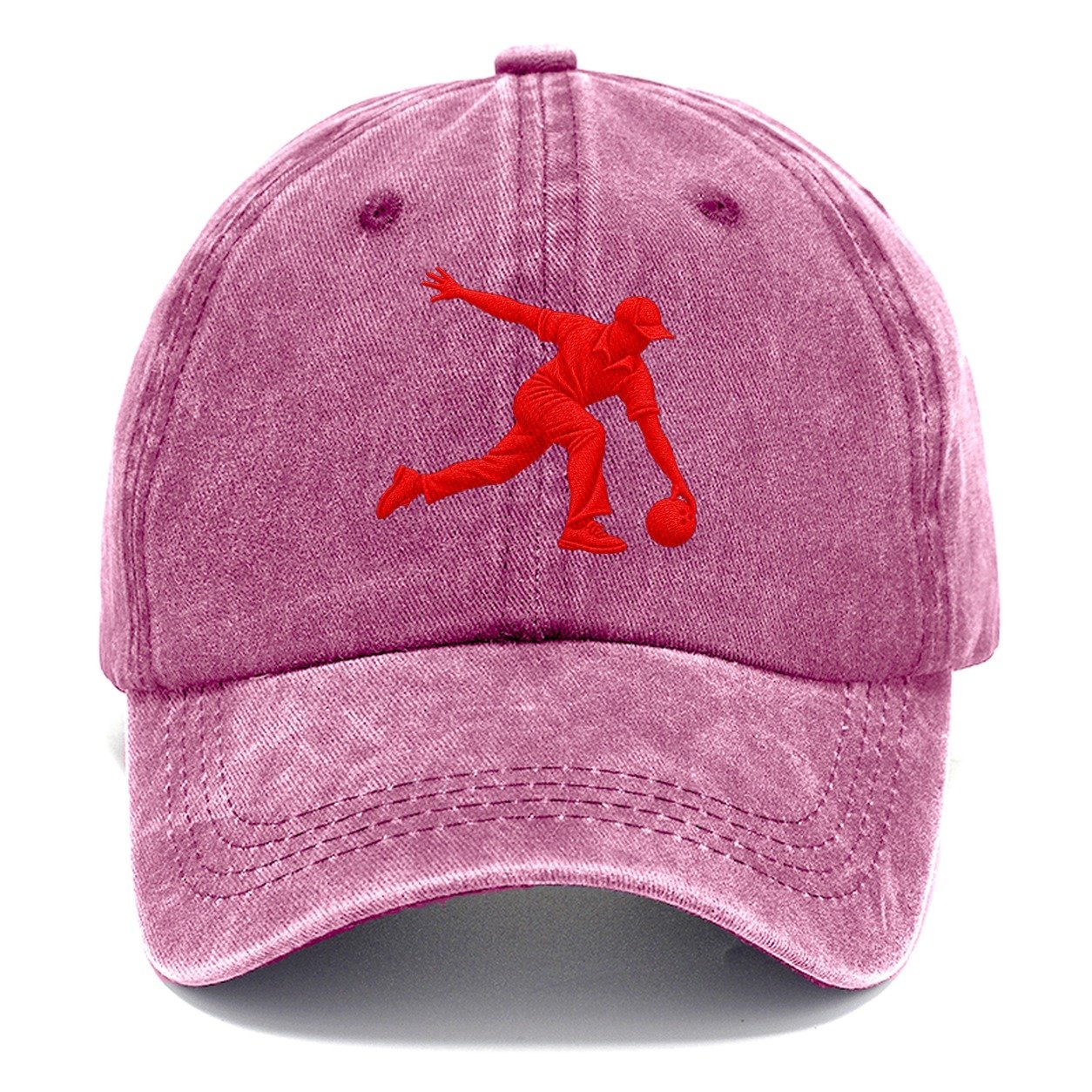 Bowling Hook Release Micro Motion Mark Classic Cap – Dusty Rose