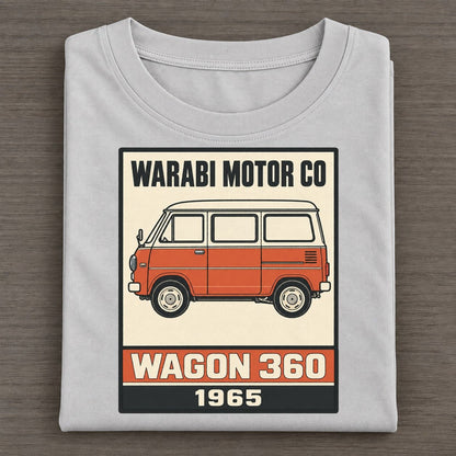 Warabi Wagon Showa Speed Plates Classic T-shirt – Grey