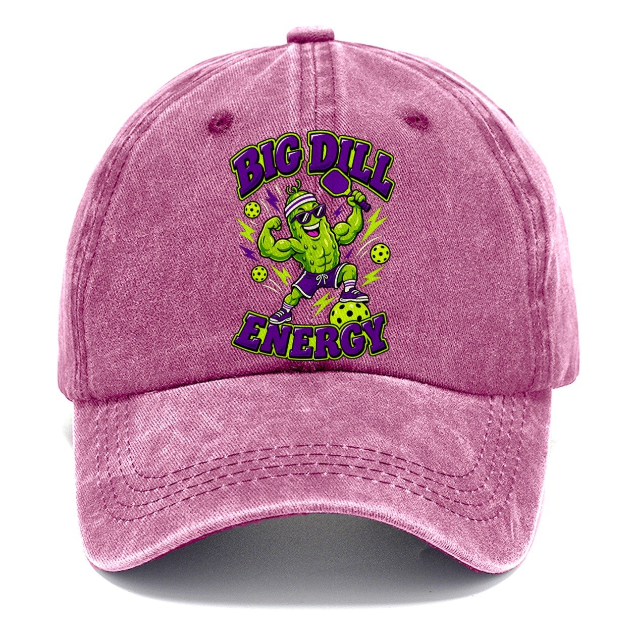 Big Dill Energy Pickleball Life Classic Cap – Dusty Rose