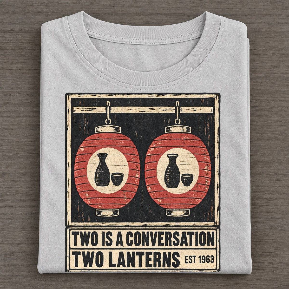 Two Lanterns Izakaya Rules Classic T-shirt – Grey