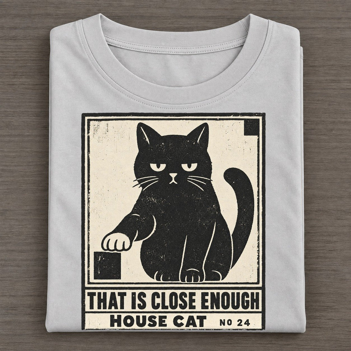 That Is Close Enough Neko Says No Classic T-shirt – Grey