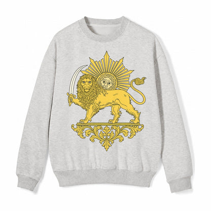 Shir O Khorshid Fleece Sweatshirt – Light Gray