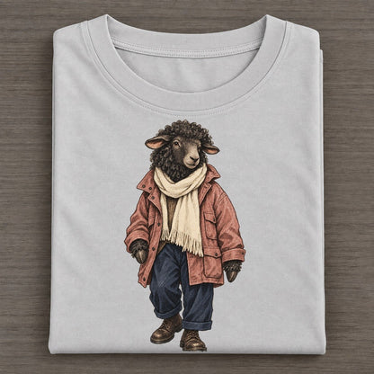 Black Sheep Wardrobe Portrait Wild Wardrobe Portraits Classic T-shirt – Grey