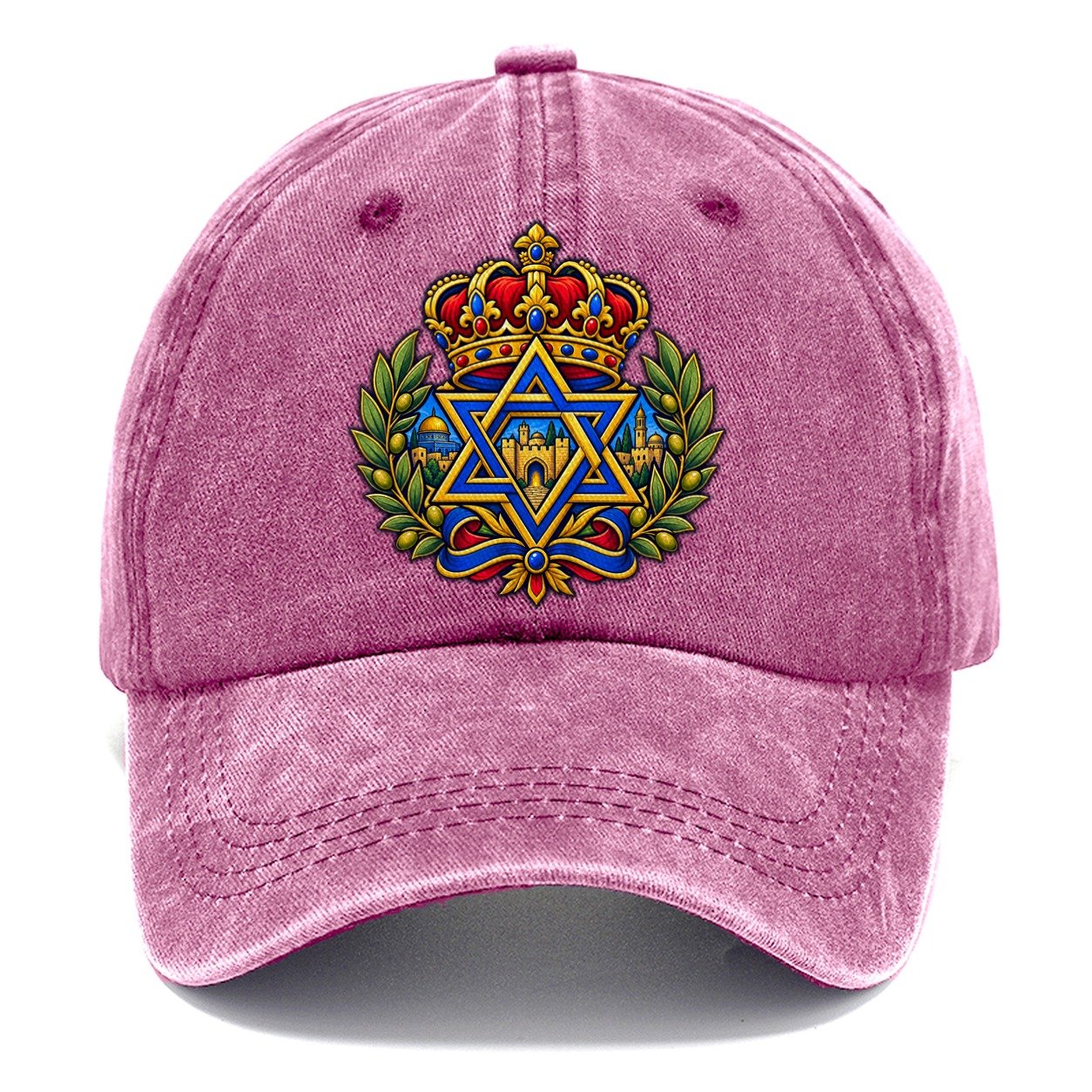 Crown Of David Jerusalem Classic Cap – Dusty Rose