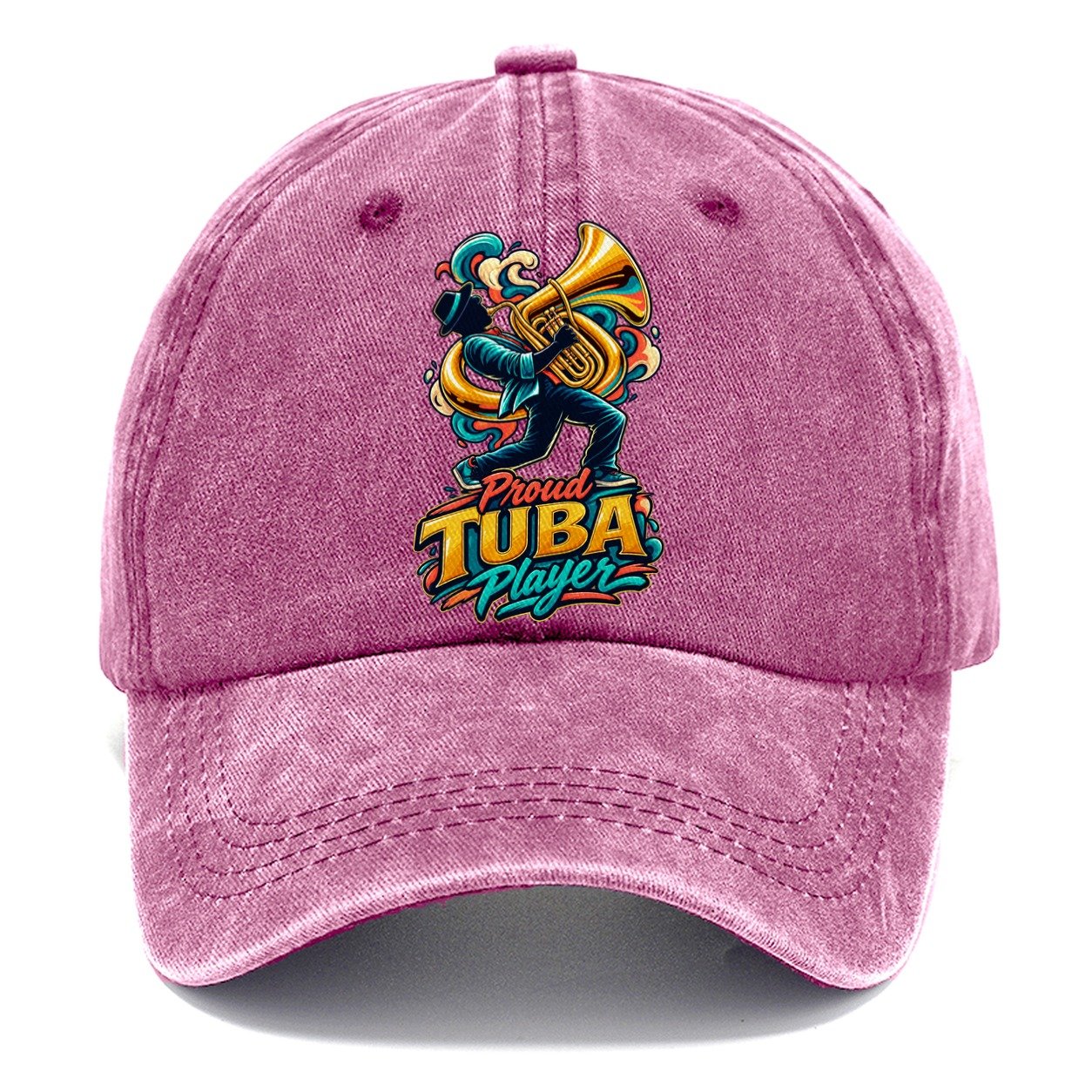 Proud Tuba Player Music Instruments Classic Cap – Dusty Rose