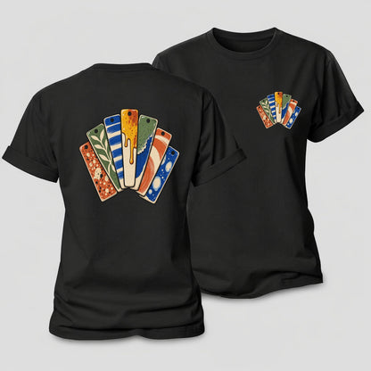 Glaze Test Fan Clay Color Makers Women's Cotton T-Shirt – Black