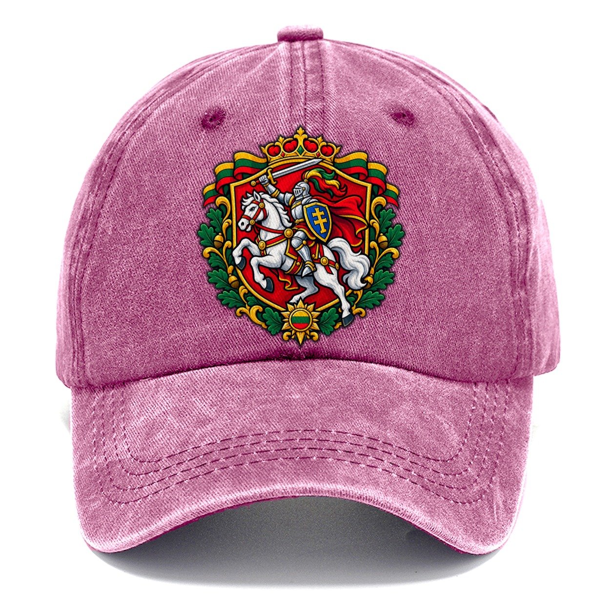 Lithuania Heraldic Crest Country Logos Classic Cap – Dusty Rose