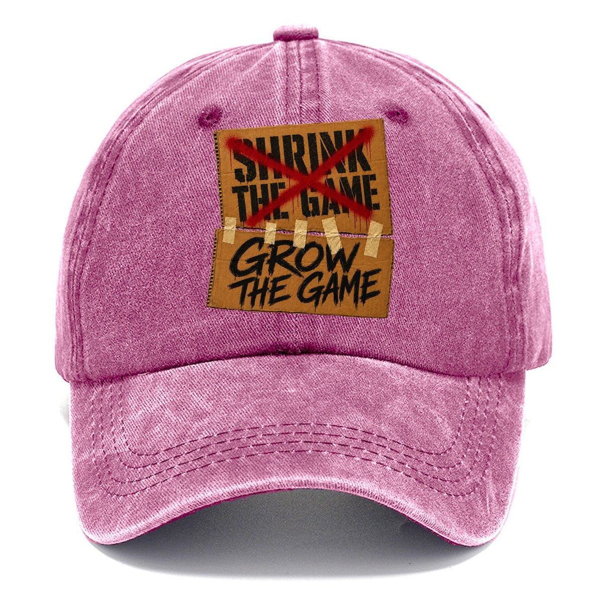 Grow The Game Protest Banner Classic Cap – Dusty Rose