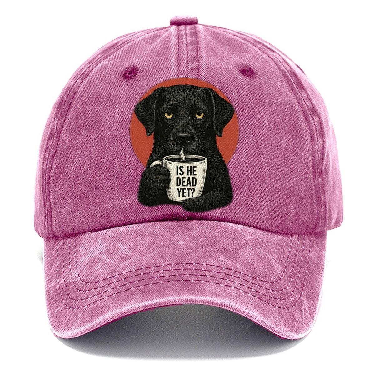 Is He Dead Yet Dog Classic Cap – Dusty Rose