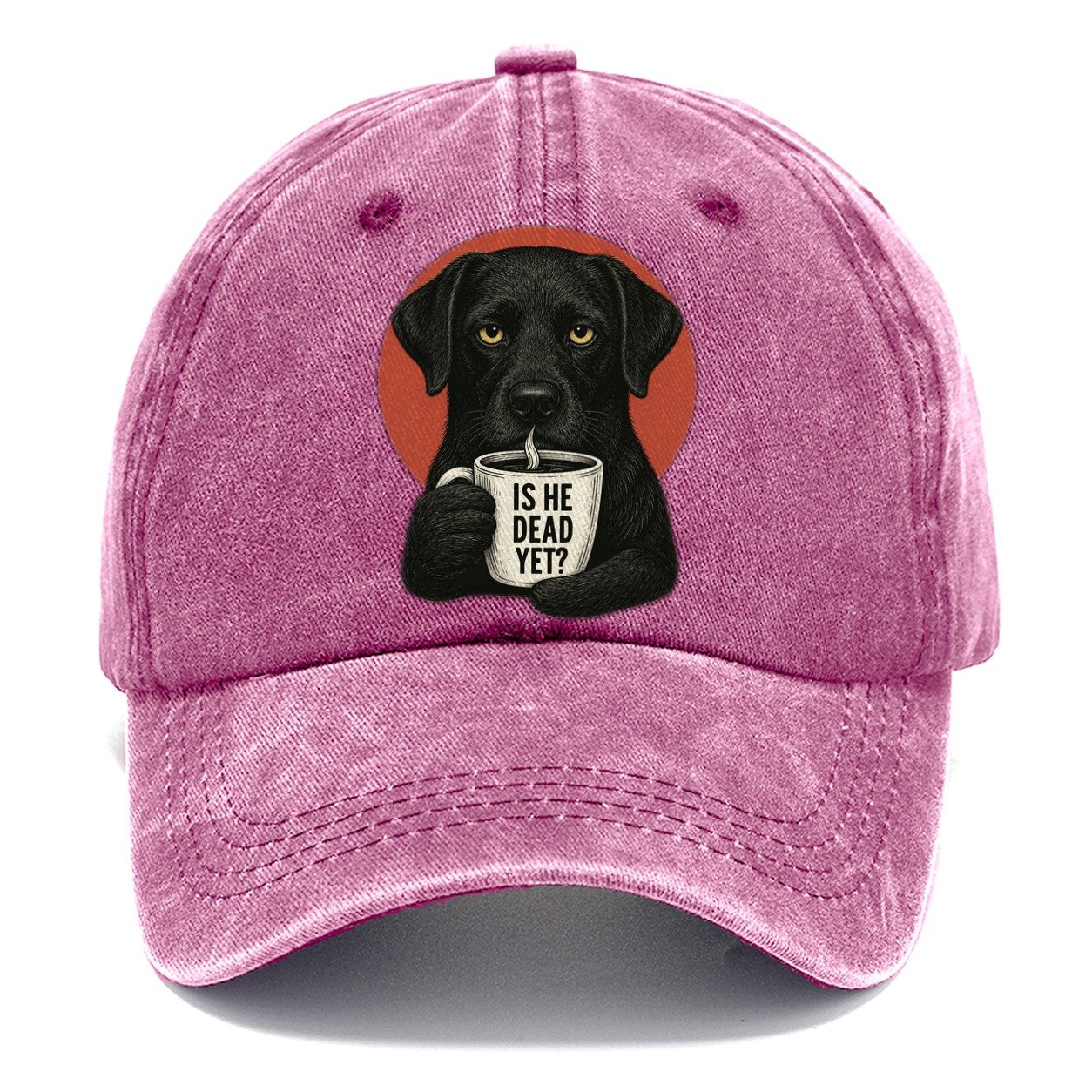 Is He Dead Yet Dog Classic Cap – Dusty Rose