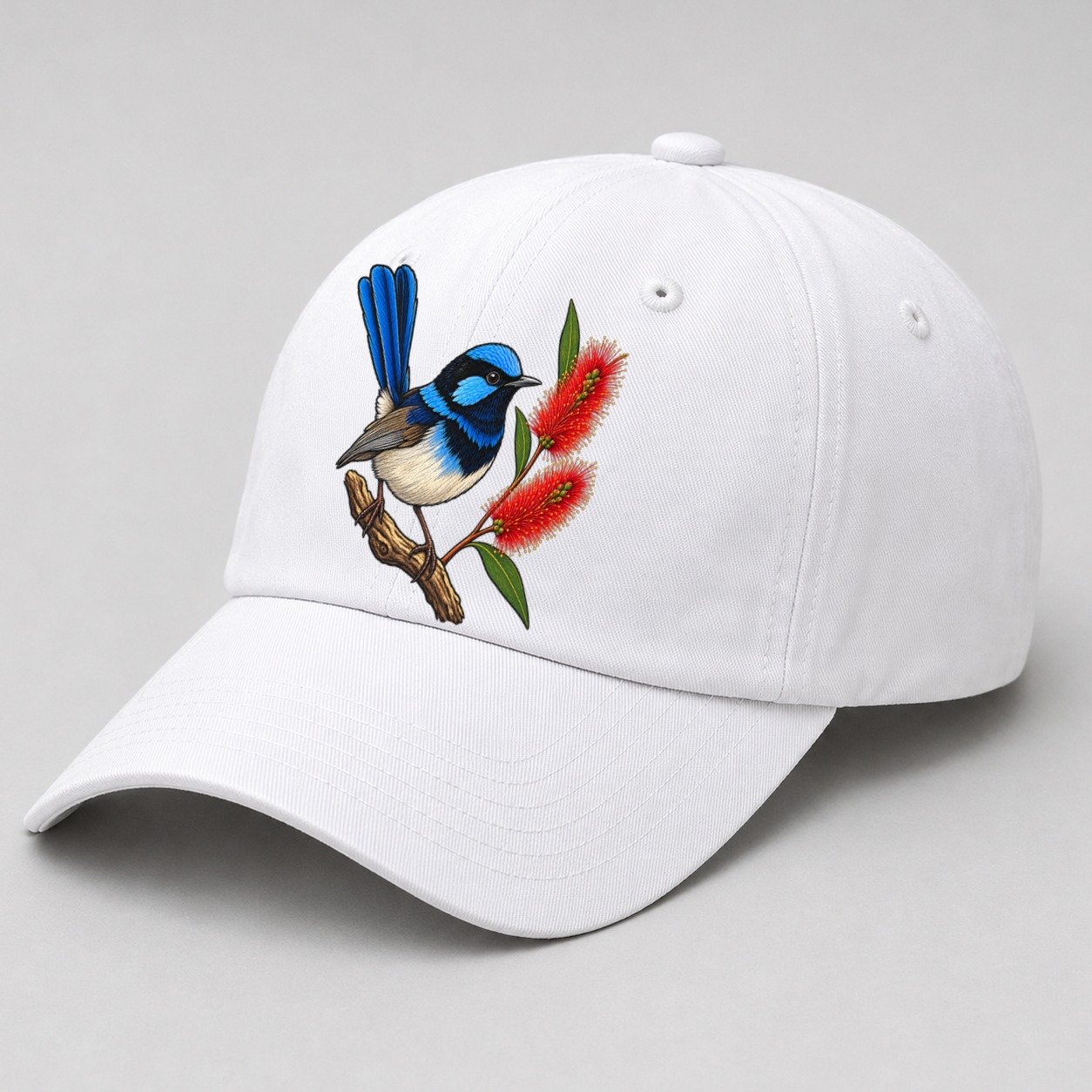 White — angle view