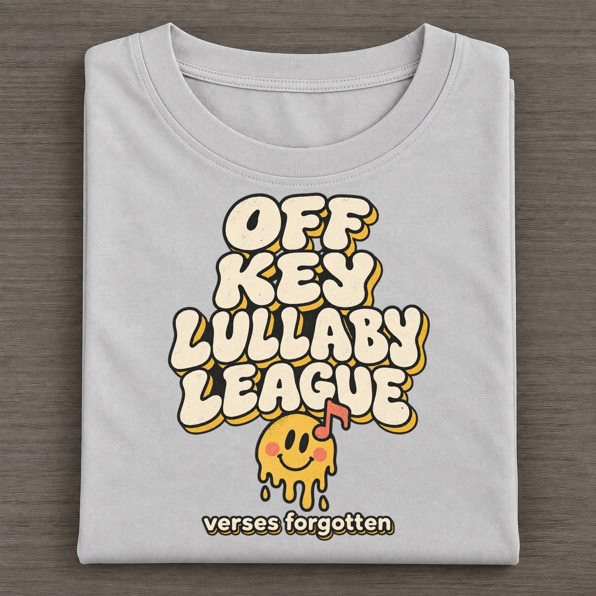 Lullaby League Running On Fumes Club Classic T-shirt – Grey