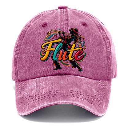 Flute Wordmark Music Instruments Classic Cap – Dusty Rose