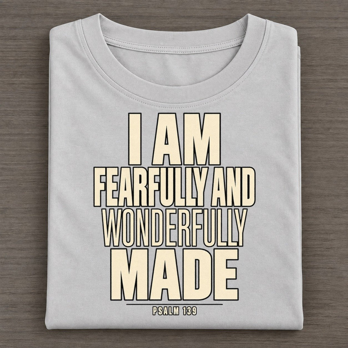 I Am Fearfully And Plain Gospel Classic T-shirt – Grey