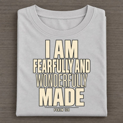 I Am Fearfully And Plain Gospel Classic T-shirt – Grey