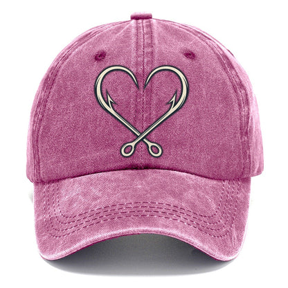 Hook Heart Fishing Elegant Classic Cap – Dusty Rose