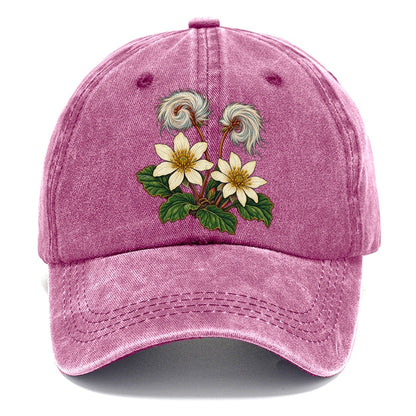 Northwest Territories Mountain Avens Canada Cultural Icons Classic Cap – Dusty Rose