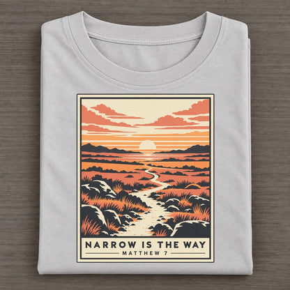 Narrow Is The Way Given Light Classic T-shirt – Grey