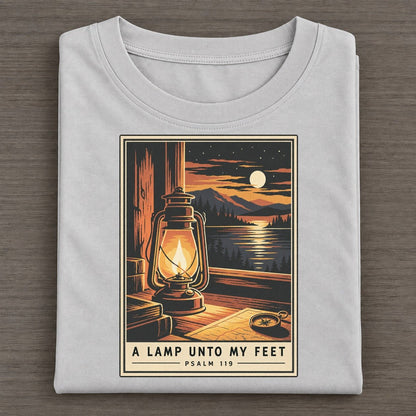 A Lamp Unto My Given Light Classic T-shirt – Grey