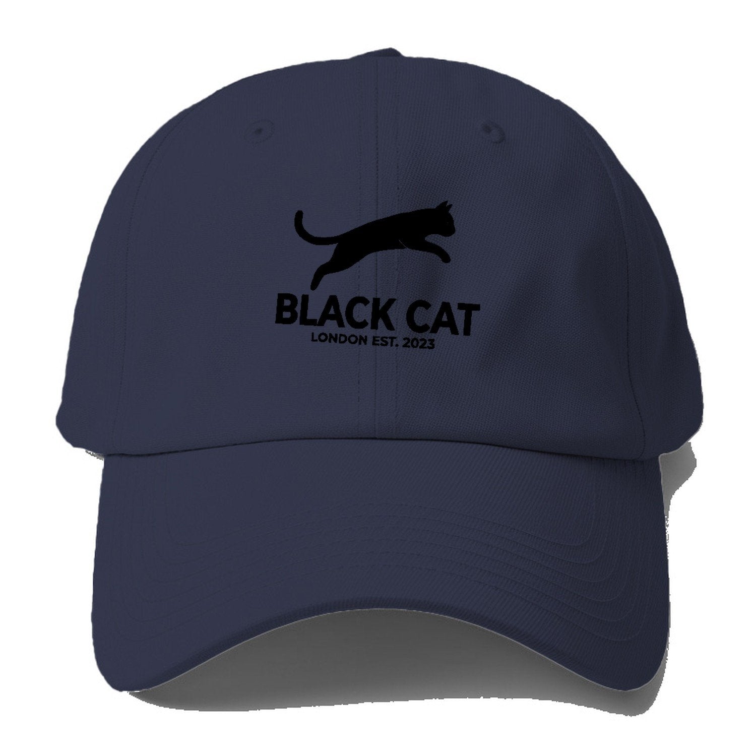 Black Cat London Est. 2023 Baseball Cap – Twilight Navy