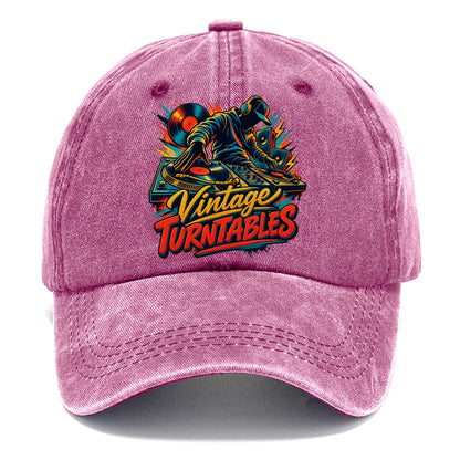 Vintage Turntables Music Instruments Classic Cap – Dusty Rose
