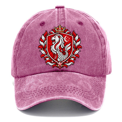 Singapore Heraldic Crest Country Logos Classic Cap – Dusty Rose