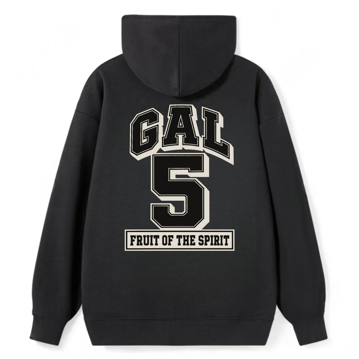 Galatians 5 Varsity Chapel Varsity Classic Pullover Hoodie – Black
