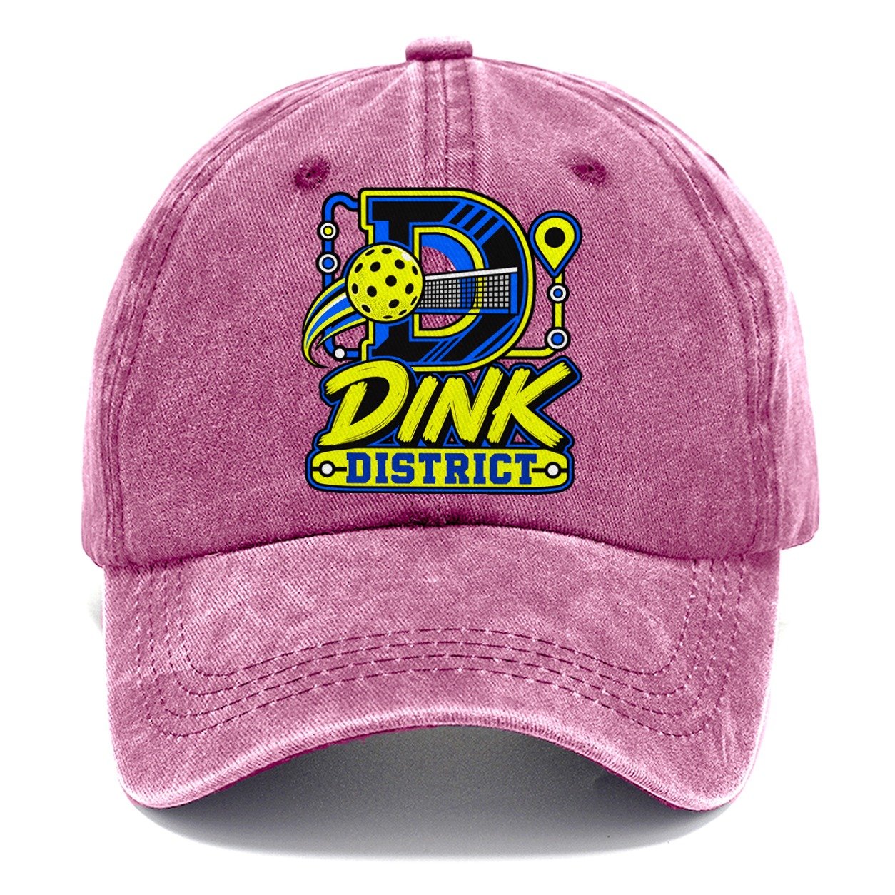 Dink District Pickleball Life Classic Cap – Dusty Rose