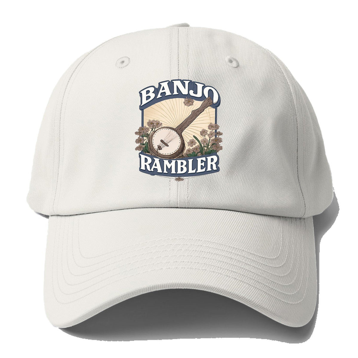 Banjo Rambler Baseball Cap – Off White