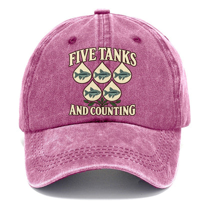 Five Tanks And Counting Aquarium Keeping Classic Cap – Dusty Rose