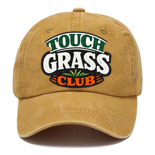 Touch Grass Club Classic Cap – Golden Harvest