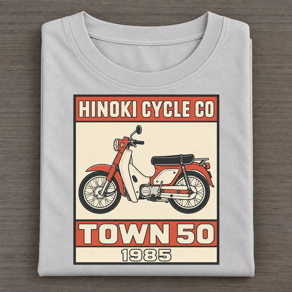Hibari Town 50 Showa Speed Plates Classic T-shirt – Grey