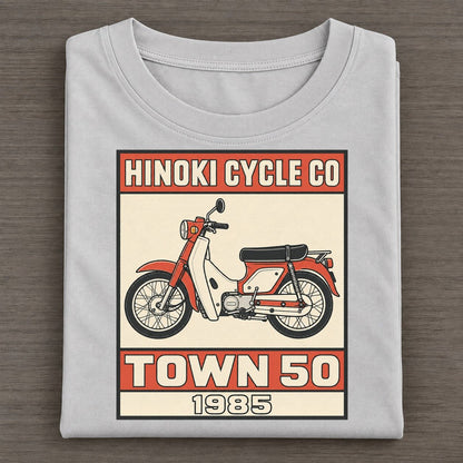 Hibari Town 50 Showa Speed Plates Classic T-shirt – Grey