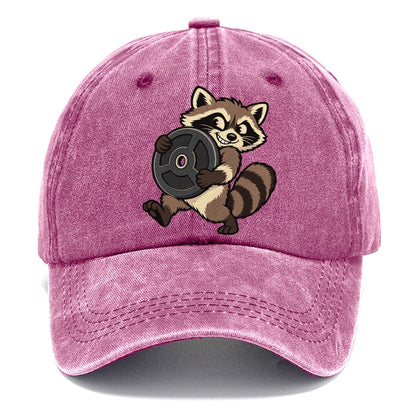 Raccoon Plate Thief Animal Lifters Classic Cap – Dusty Rose
