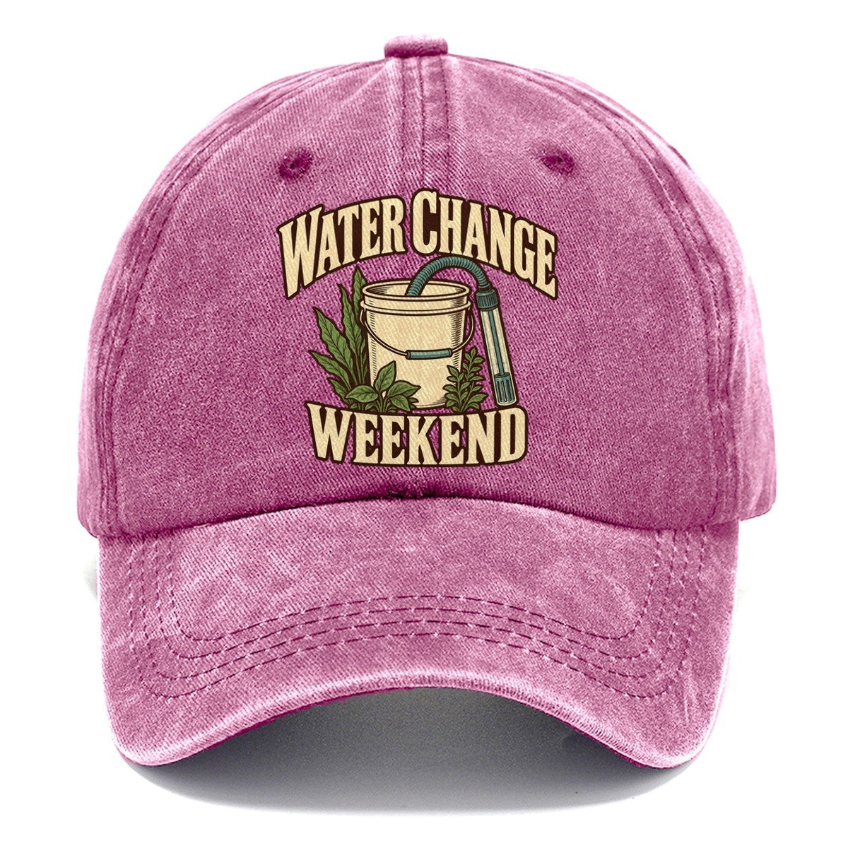 Water Change Weekend Aquarium Keeping Classic Cap – Dusty Rose