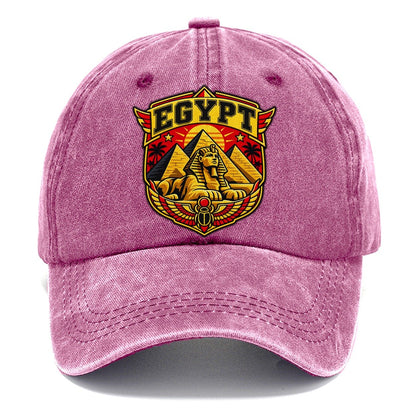 Egypt Retro Badge Country Logos Classic Cap – Dusty Rose