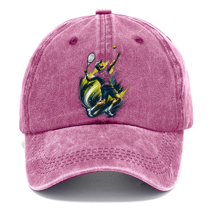 Explosive Brushstroke Tennis Serve Classic Cap – Dusty Rose